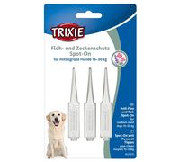 3x Trixie Protección contra pulgas y garrapatas Spot-On, perros medianos 9 × 3 ml