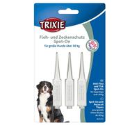3x Trixie Spot-On para la protección contra pulgas y garrapatas, grandes perros 9 × 5 ml