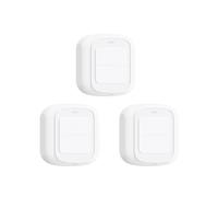 3X Tuya WiFi BotóN Escena Interruptor InaláMbrico Luz Inteligente Interruptor de Pared Bajo Consumo de EnergíA Sin Cableado para un Toque para