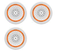 3X Tuya ZigBee Sound And Light Sirena Sensor Life Sistema de Seguridad para el Hogar Tuya Gateway Hub Sirena Alarma para Tuya