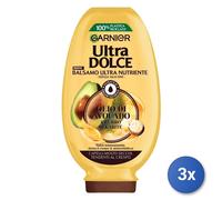 3x Ultradolce Garnier Balsamo 200Ml. Karite Aguacate