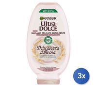 3X Ultradulce Garnier Acondicionador 200 Ml. Delicadeza De Avena