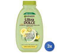 3X Ultradulce Garnier Champú 250 Ml. Arcilla Dulce Y C