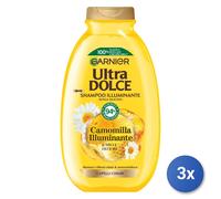 3X Ultradulce Garnier Champú 250 Ml. Manzanilla