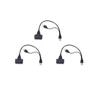 3X Usb 2.0 A Ide S-Ata 2.5 / 3.5 Pulgadas Adaptador para HDD / SSD Ordenador Portátil Cable Convertidor de la Unidad de Disco Duro