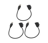 3X Usb 2.0 A Mini Sata Ii 7 6 Adaptador de 13 para Cd / Dvd Portátil Slimline Drive