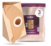 3x Vellto Bolsa Papel Aspiradora Repuesto Compatible con Kärcher WD2 MV2 A2004 SE2001 SE3001 A2054 A2099 WD2240 WD2250 WD 2.200 A2236 A2064 Doble Capa Sustituto 6.904-322.0 6.414-552.0