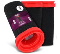 3x Vellto Filtro Aspiradora Compatible con Bosch Flexxo BBH3ZOO25 BBH32101 BCH3P255 BCH3PT25CN BCH3252TW BCH3ALL21 Espuma Lavable Recambio Repuesto Accesorio Limpieza Motor