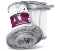 3x Vellto Filtro Aspiradora Compatible con Tefal Adecuado para Rowenta X-Force 8.60 RH9611WO Allergy Animal Kit Aqua X-Pert 6.60 Essential Combo 2en1 HEPA Repuesto Recambio