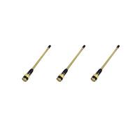3X Vhf 136-174 Mhz 6,8 Pulgadas Antena Bnc para Radio Portatil V8 V80 V80E V82 V85