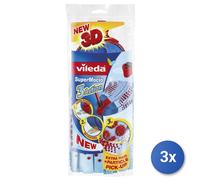 Vileda 150730 accesorio para trapeador paños húmedos para mopa multi