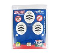 3X Weitech Ultrasonidos Ahuyentador - 45qm Contra Ratones Arañas Garrapatas