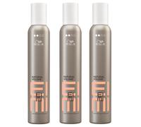 3x Wella Eimi Natural Volumen Styling Mousse Fijación más Flexible 300ml