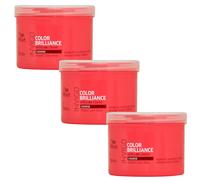 3x Wella Invigo Mascarilla Color Brilliance Para Pelo Grueso, 500 ml
