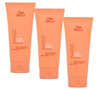 3x Wella Invigo Nutri-Enrich Acondicionador Intensivo Hidratante, (3x 200ml)