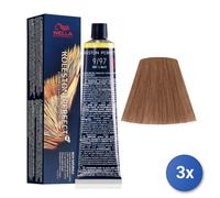 3X Wella Koleston Perfect Me+ Rico Natural 9/97 60Ml