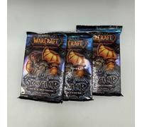 3x World Of Warcraft TCG Scourgewar Icecrown Aumentador Nuevo Pack Wow Card Game