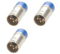 3X XLR 3Pin DMX512 Terminator Resistor,Terminal de Resistencia para Digital Multiplex Luz Cabezas Móviles de Luz de la Etapa