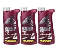 3x1 Litro Original MANNOL Aceite Mecanismo Automático Dexron III Plus Gear Oil