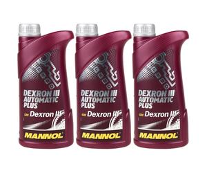 3x1 Litro Original MANNOL Aceite Mecanismo Automático Dexron III Plus Gear Oil