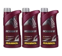3x1 Litro Original Mannol Aceite Motor Dexron VI Gear Oil Mecanismo Automático
