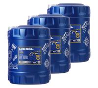 3x10 Litro Mannol Diesel Tdi 5W-30 aceite motor Api Sn / CH-4 Acea C2 C3 GM