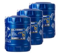 3X10 Litros MANNOL Classic 10W-40 Aceite Motor API SN/CH-4 ACEA A3/B4 JASO MA2