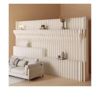 3X2.2M Room Divider - Folding Privacy Screen With Shelves, Portable Paper Partition For Home, Office, And Events - Stylish Privacy Solution,White-4X1.8 M/13.12X5.9 Ft,White-4X1.8 M/13.12X5.9 Ft