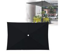3x2m Waterproof Replacement Canopy for 6-Armed Outdoor Umbrella Weatherproof Patio Beach Umbrella Top Cover Fade-Resistant Beige Fabric for Garden & Pool