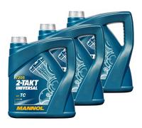3x4 Litros MANNOL 2-Takt Universal Aceite Motor API TC JASO FB ISO L-EGB Mineral