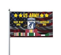 3X5Ft Bandera De Jardín Bandera De Veterano De Guerra Del 8.º Cuerpo Xviii Personalizada Banderas Artificiales Para El Hogar Colores Vivos Para Vacaciones Balcón