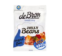 3x90g De Bron Lifestyle Candy Jelly Bears Fruta Low Carb Pobre sin Azúcar