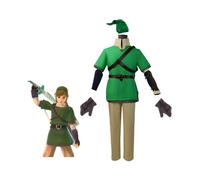 (3XL)The Legend Of Zelda Link Disfraz Conjunto Halloween Conjunto Fiesta Juego
