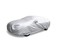3XL Tono Plateado 190T Cubierta para automóvil Clima Exterior Impermeable Rasguños Lluvia Nieve Resistente al Calor W Bolsillo para Espejo 490 x 180 160 cm Piezas de Proteger la Pintura del Coche