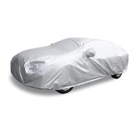 3XL Tono Plateado 190T Cubierta para automóvil Clima Exterior Impermeable Rasguños Lluvia Nieve Resistente al Calor W Bolsillo para Espejo 490 x 180 160 cm Reemplazo Proteger la Pintura del Coche
