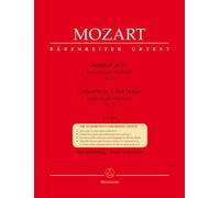 モーツァルト: ホルン協奏曲 第4番 変ロ長調 KV 495 (E-flat管)/新モーツァルト全集版/ベーレンライター社/ホルンとピアノ