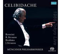 ブラームス : 交響曲 第4番 ホ短調 op.98 他 (Rossini, R.Strauss, Brahms, J.Strauss / Celibidache, Munchner Philharmoniker) [SACD シングルレイヤー]