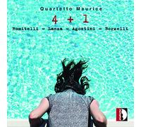 4+1. Pièces contemporaines pour quatuor à cordes et électronique. Quatuor Maurice.