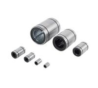 4/10 Uds LM3UU LM4UU LM5UU LM6UU LM8UU LM8SUU LM10UU LM12UU LM6LUU LM8LUU LM10LUU 3-16MM rodamiento lineal de bolas(4Pcs,LM8LUU 8x15x45)