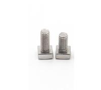 4-10 Uds M5 M6 M8 GB35 304 Tornillos De Cabeza Cuadrada De Acero Inoxidable(20mm,M8 2pcs)