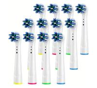 4/12/16Pcs Replacement Toothbrush Heads ，Compatible for Oral-B ，Professional Electric Toothbrush Heads Brush Heads(Multi Angle 12pcs)