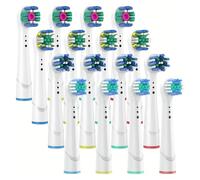 4/12/16Pcs Replacement Toothbrush Heads ，Compatible for Oral-B ，Professional Electric Toothbrush Heads Brush Heads(Combination 16pcs)