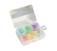 4/12 Piezas Clip De Transparente De 28x28 Mm Hibrantada Forma Clip Bolsa Alimentos Para Alimentos Para Documentos Documentos Suministros Escuelas Escuelas