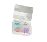 4/12 Piezas Clip De Transparente De 28x28 Mm Hibrantada Forma Clip Bolsa Alimentos Para Alimentos Para Documentos Documentos Suministros Escuelas Escuelas