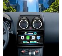 [4 128 GB] Radio para Nissan Qashqai 2006-2016 Android 15 con CarPlay/Android Auto inalámbrico, Pantalla INCELL de 9", Bluetooth, GPS, WiFi, FM/RDS, SWC, cámara