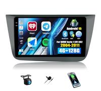 4+128G Android 15 CAMECHO Autoradio 9 Pulgadas para Seat Altea 2004-2016, Radio Incell con Carplay Inalámbrico Bluetooth GPS WiFi FM/RDS Android Auto + Cámara Trasera