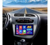 4+128G Autoradio con CarPlay Android Auto para Seat Leon MK2 2005-2012