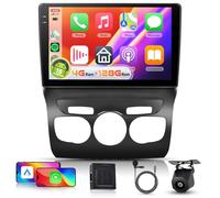 【4+128G】 Hodozzy Carplay Radio Coche para Citroën C4 DS4 2013-2017 con GPS/WiFi, Pantalla In-Cell de 10 Pulgadas con Bluetooth 5.0/Android Auto/DSP/Mirror Link/RDS/FM/USB