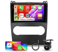 【4+128G】 Hodozzy Carplay Radio Coche para Mercedes Benz Clase B B200/Clase A A160 A180 2008-2011, Pantalla In-Cell de 9 Pulgadas con Bluetooth 5.0/Android Auto/DSP/Mirror Link/RDS/FM/USB