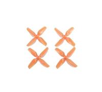 4-16 Uds MWP Micro Whoop 1 pulgada 40mm 1.6X1.6X4 -ABS 4 cuchillas 1,5mm/1mm diámetro del eje hélices Beta75 Mobula7(4pcs orange 1MM)
